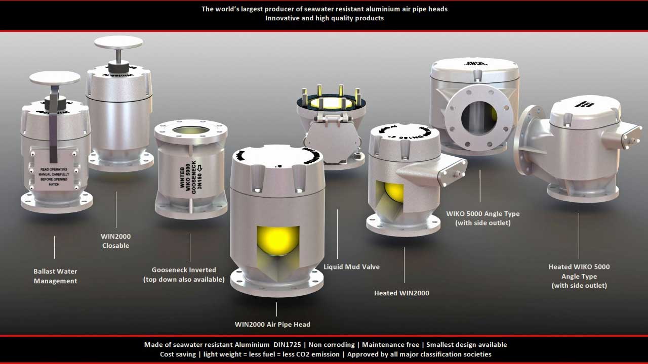 Winteb Air Pipe Head/Tank Vent Check Valve